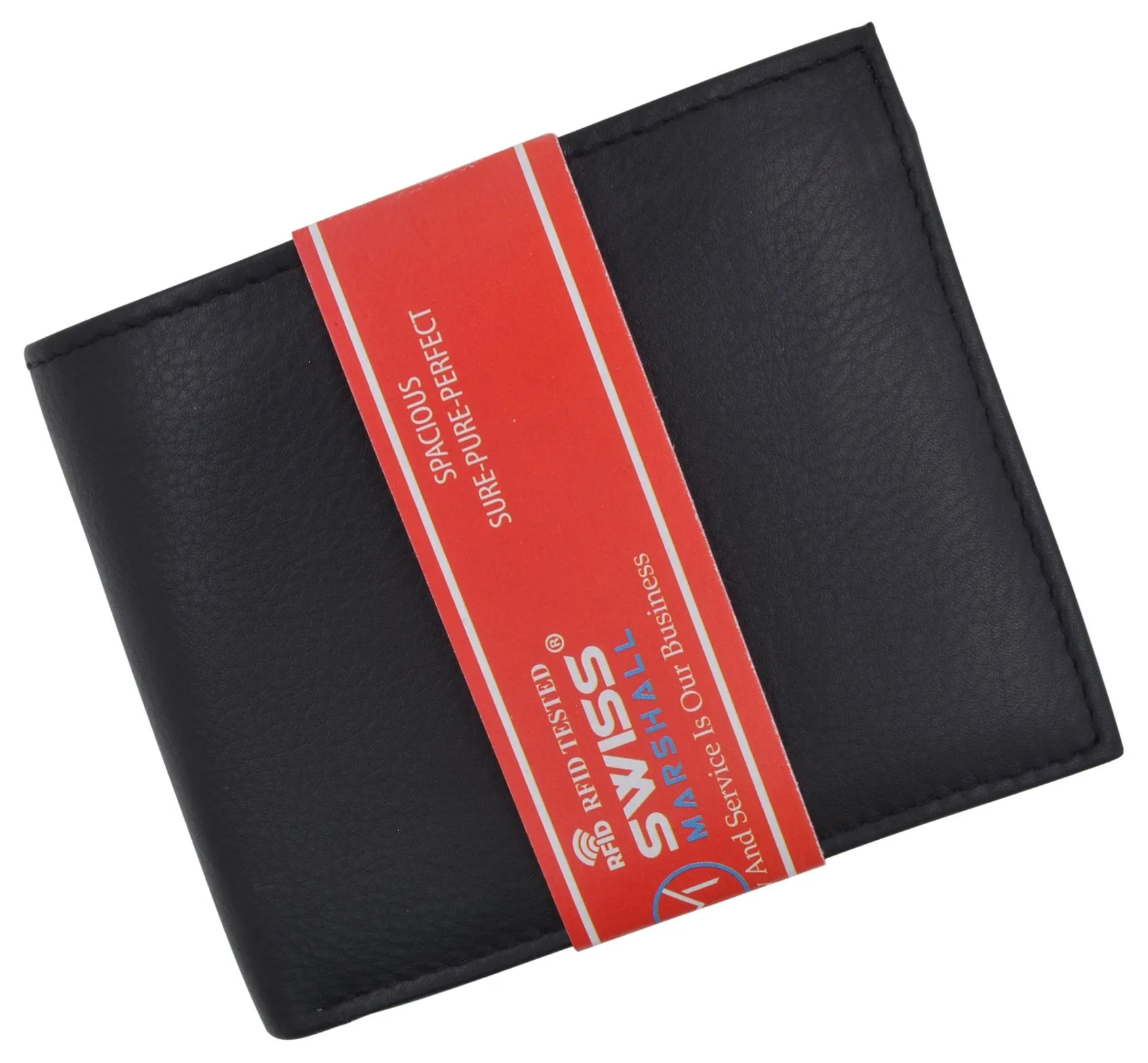RFID Blocking Premium Leather Bifold Men's Multi-Card Holder Wallet RFIDCN758