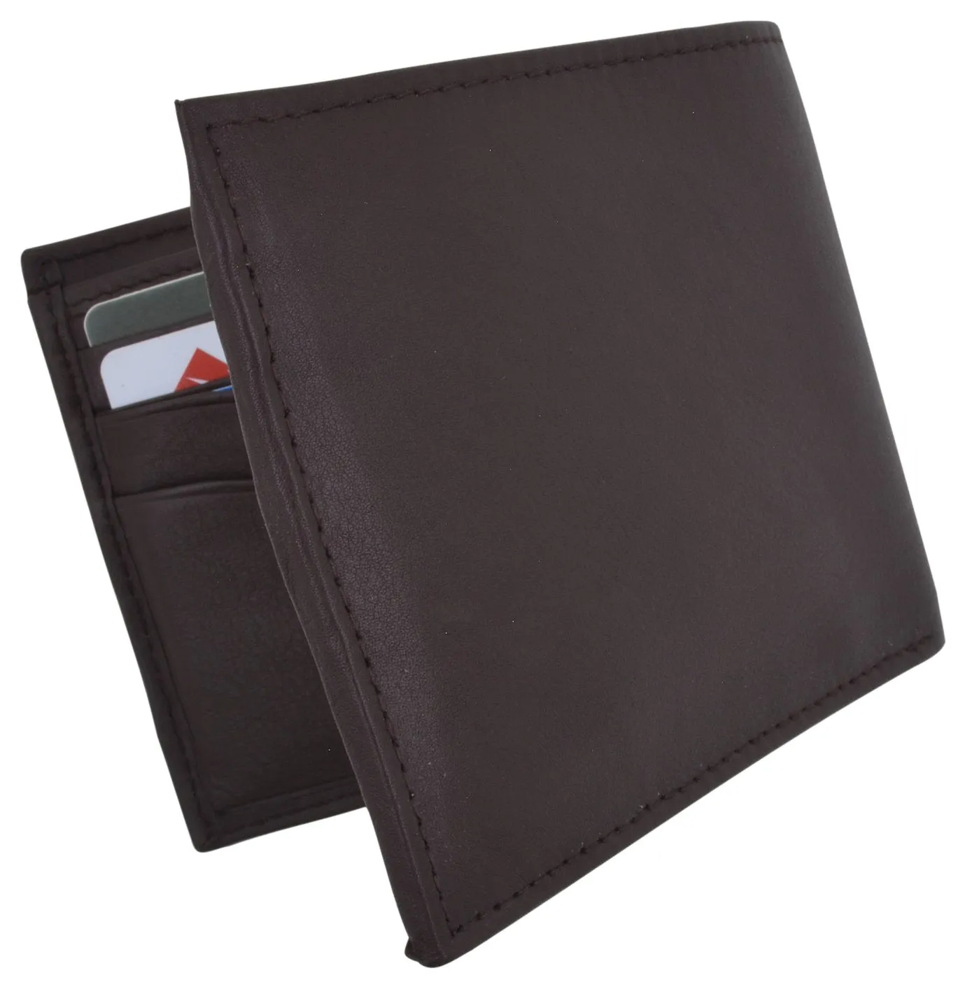 RFID Blocking Premium Leather Bifold Men's Multi-Card Holder Wallet RFIDCN758