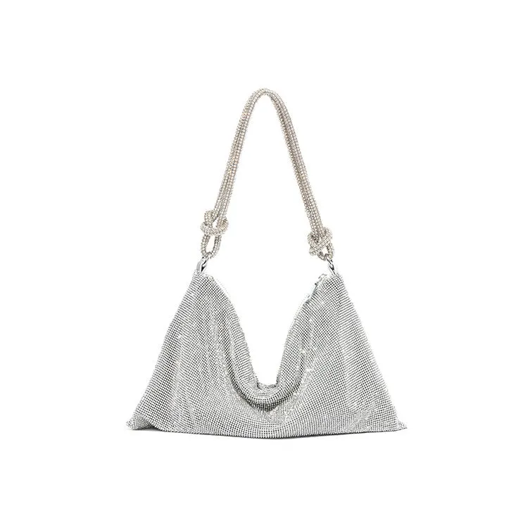 Rhinestone Knot Purse