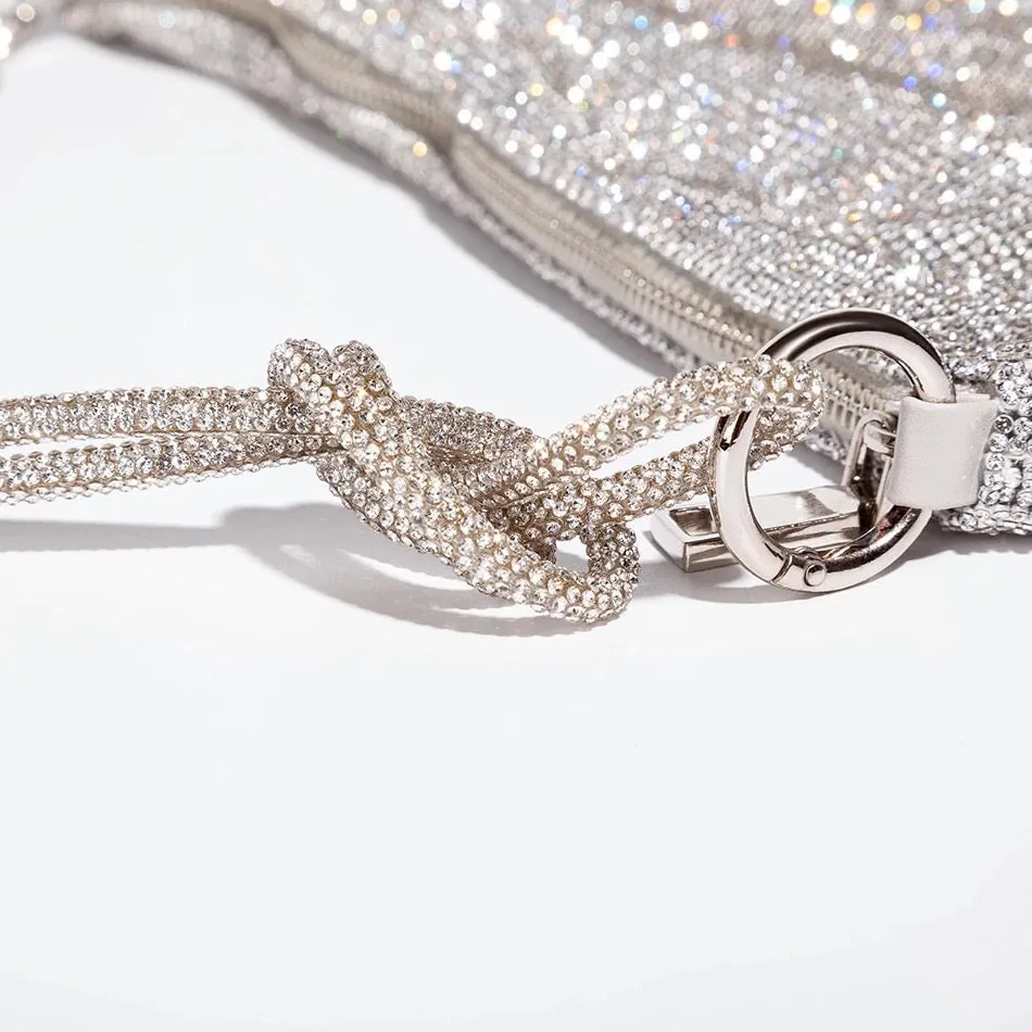 Rhinestone Knot Purse