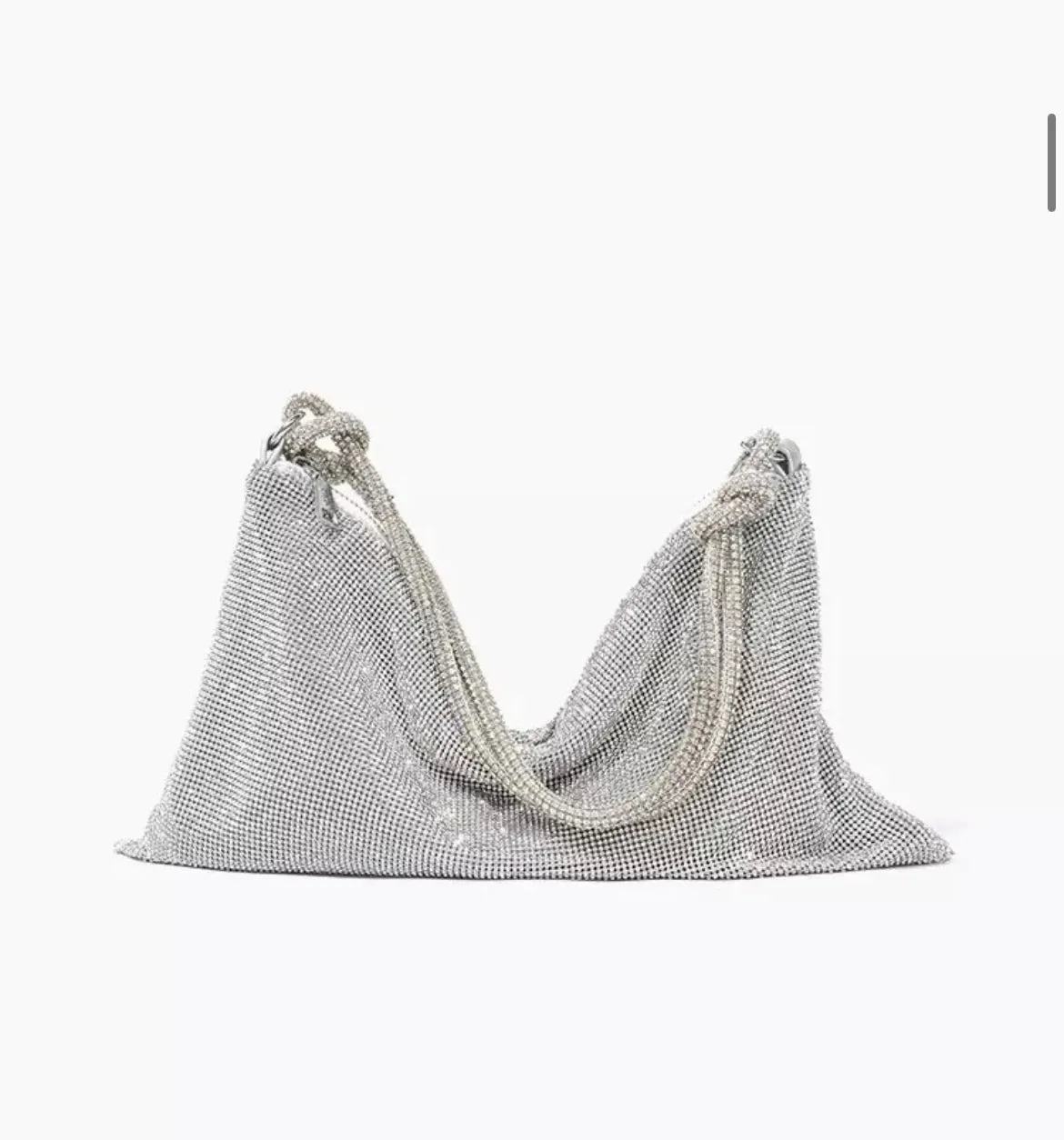 Rhinestone Knot Purse