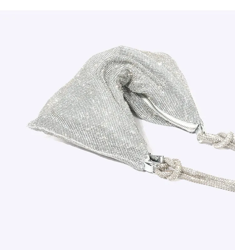 Rhinestone Knot Purse