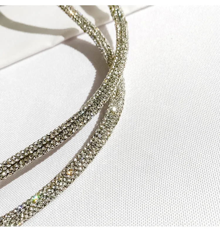Rhinestone Knot Purse