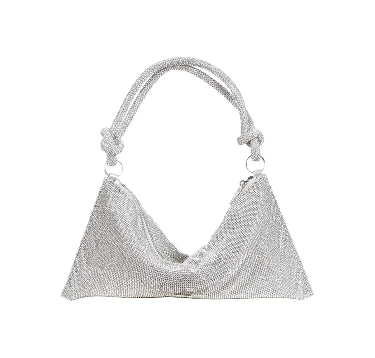 Rhinestone Knot Purse