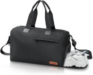 Romon Sports Bag, Travel Bag, Sports Bag, Swimming Bag, Duffle Bag, Training Bag with Shoe Compartment, Wet Compartment for Sports, Fitness, Travel, Swimming Bag, Gym Bag, Travel Bag for Men and Women