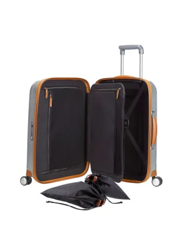 SAMSONITE LITE CUBE DLX 68CM SPINNER ALUMINIUM