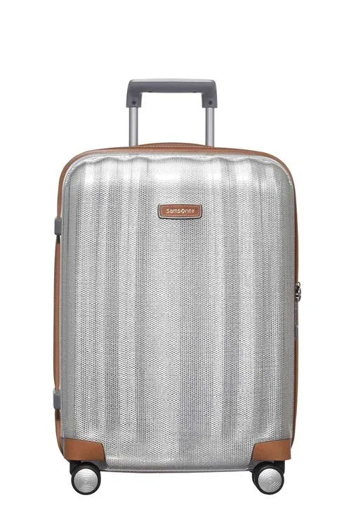 SAMSONITE LITE CUBE DLX 68CM SPINNER ALUMINIUM