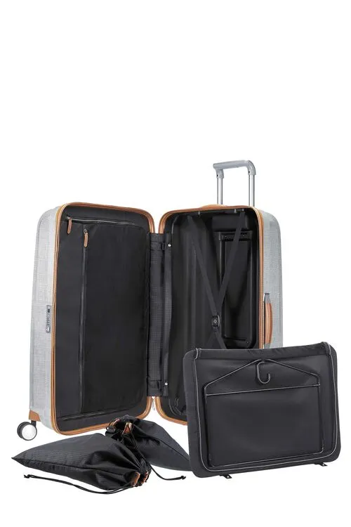 SAMSONITE LITE CUBE DLX 68CM SPINNER ALUMINIUM