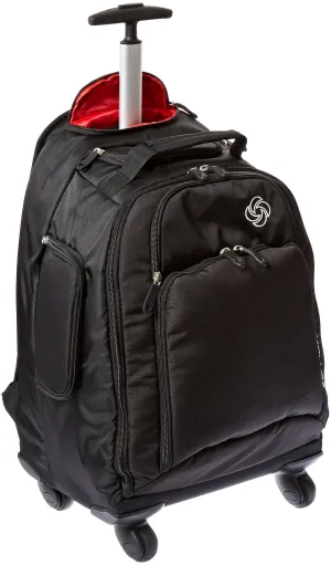 Samsonite Luggage Mvs Spinner Backpack, Black