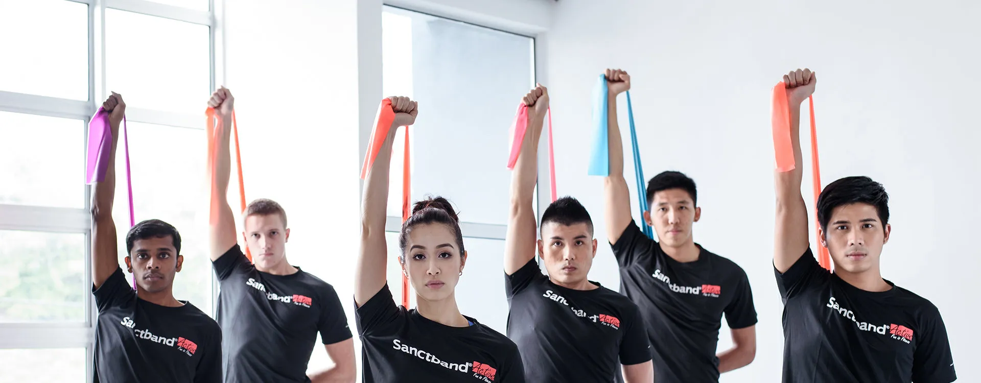 Sanctband Active 3 In 1 Resistance Band Starter Pack 1.5 Meter