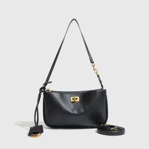 SEALBEER Hot trade New  new underarm bag women's leather texture lock niche design mahjong bag single shoulder messenger bag