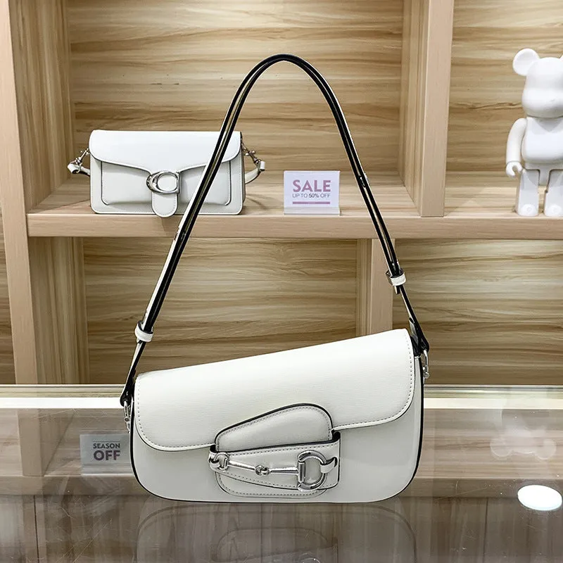 SEALBEER Niche design bag women's new saddle bag fashionable personalized shoulder bag high-end underarm bag women's messenger bag