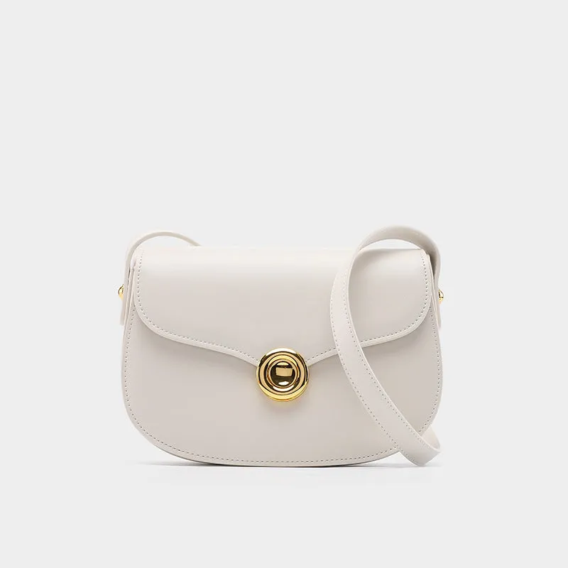 SEALBEER Niche design women's bag popular new saddle bag fashionable underarm bag simple commuter shoulder bag textured messenger bag