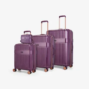 Selene Set of 4 Suitcases in Purple