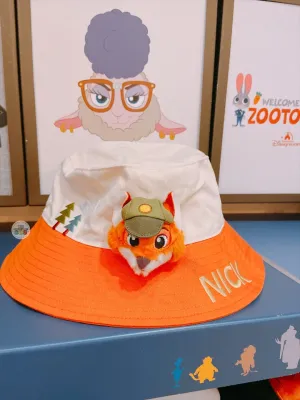 SHDL - Zootopia x Nick Wilde ‘My Dream Job’ Bucket Hat for Adults