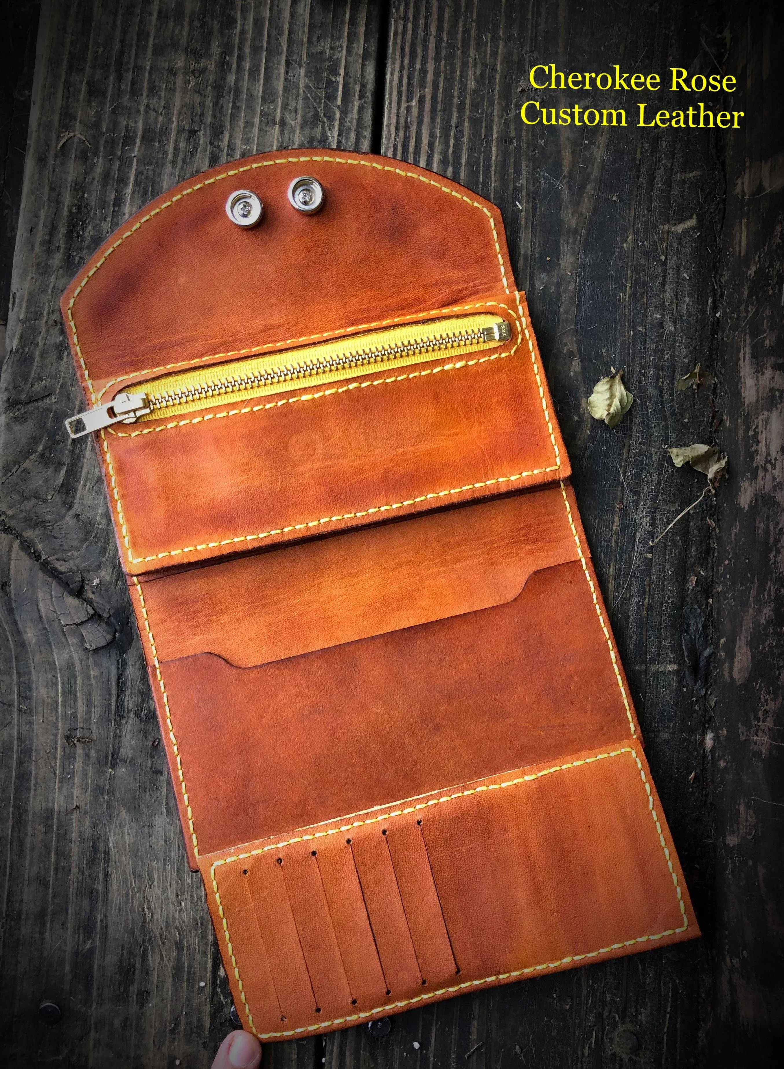 Sheridan Styled Carved Leather Ladies Clutch