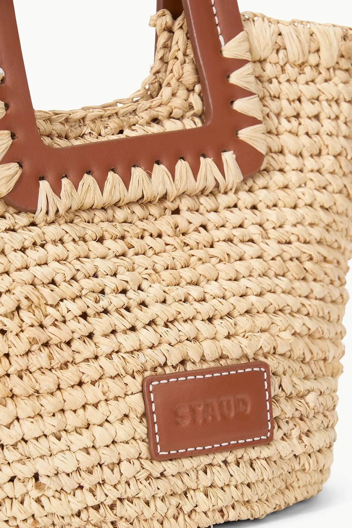 Shirley Mini Bucket Bag - Natural/Tan