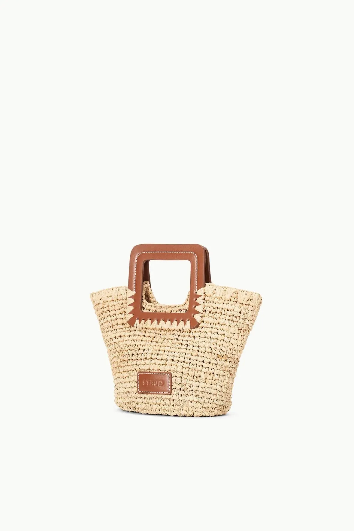 Shirley Mini Bucket Bag - Natural/Tan