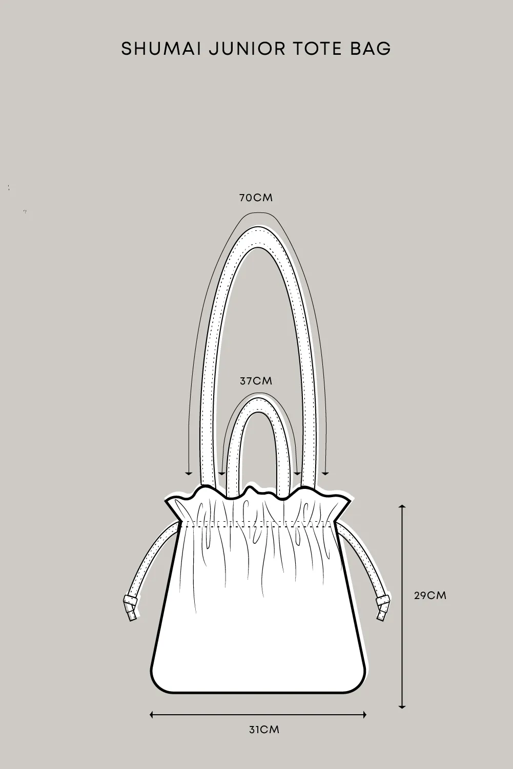 Shumai Junior Tote Bag, Matcha