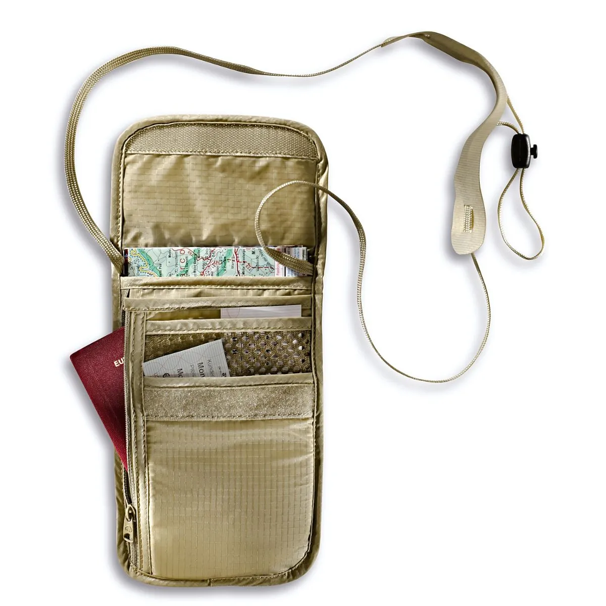 Skin Neck Pouch - Natural Beige
