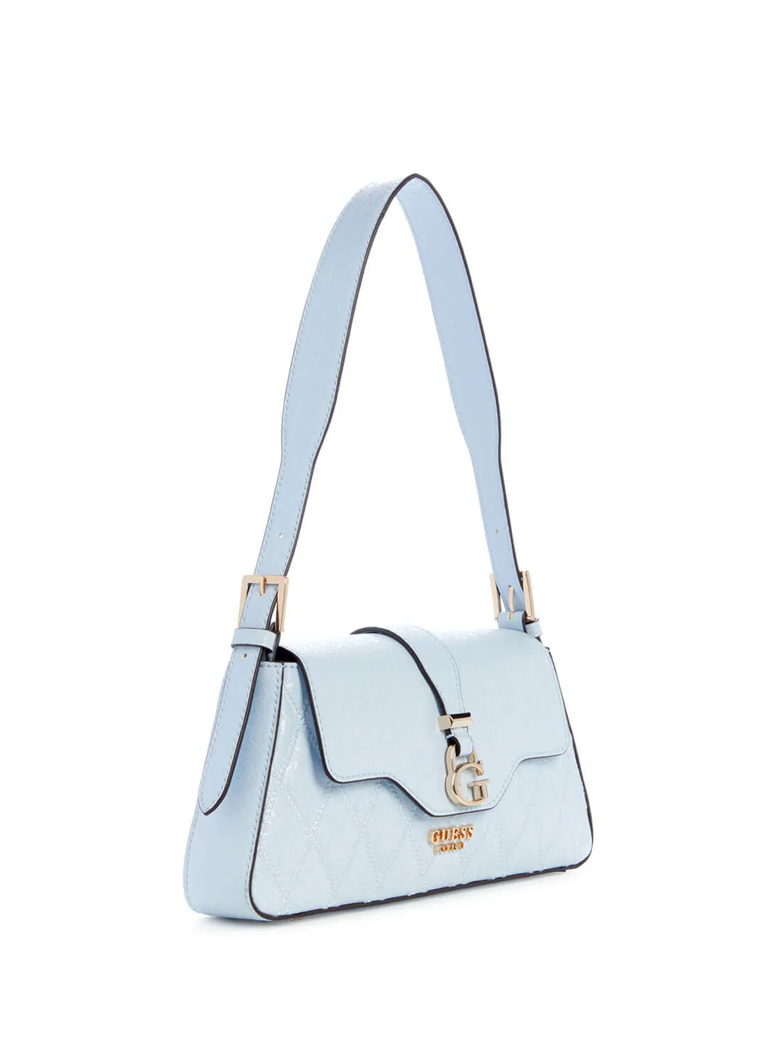 Sky Blue Logo Adi Shoulder Bag