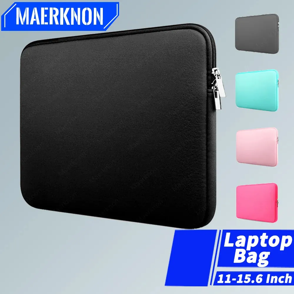 Slim Soft Laptop Bag Multiple Colors