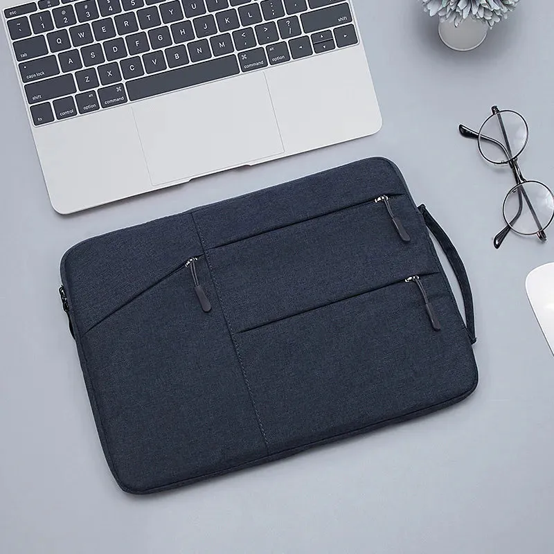 Slim Waterproof Laptop Bag with Multiple Zippers
