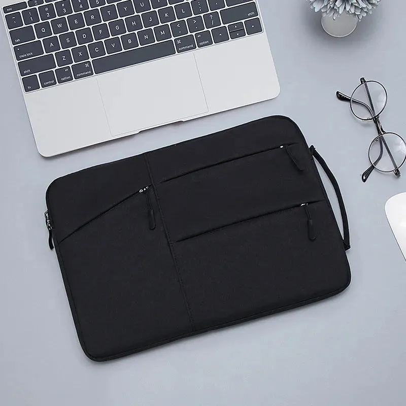 Slim Waterproof Laptop Bag with Multiple Zippers