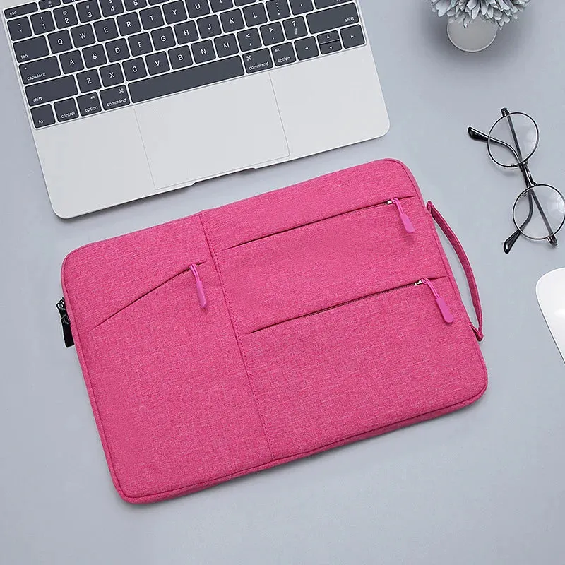 Slim Waterproof Laptop Bag with Multiple Zippers