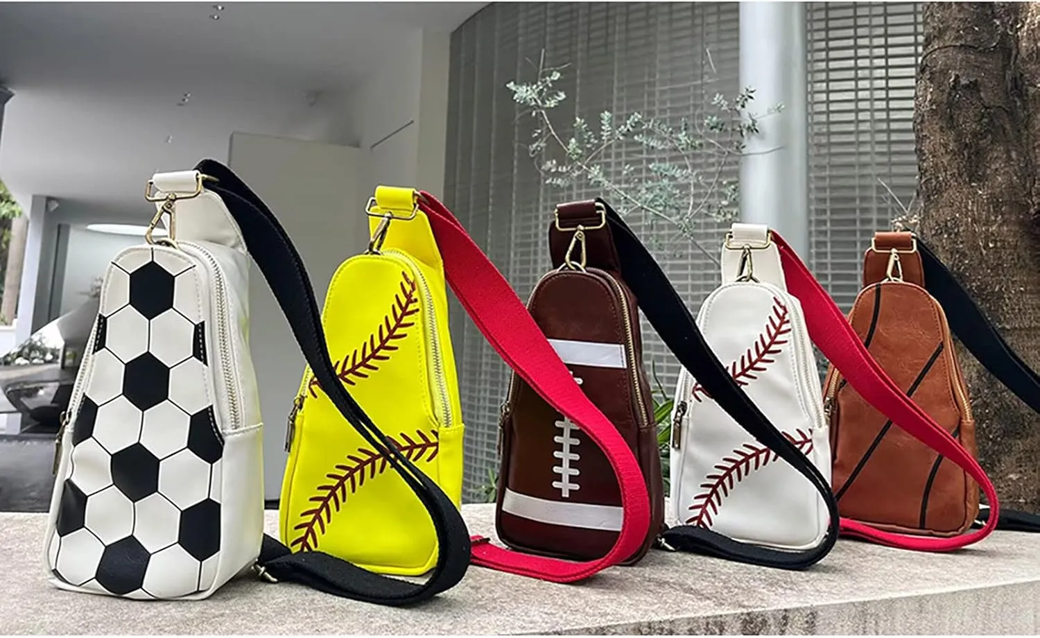 Sling Bag for Men Women Chest Bags Daypack Crossbody for Travel Sport Running Hiking Summer Straw Purse