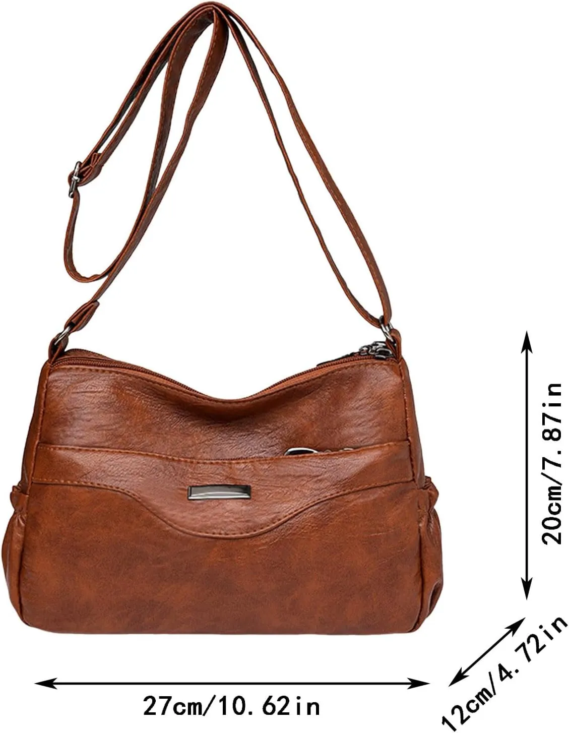 Sling Bags for Women Anti Theft Travel Crossbody Purses with Built In Wallet Cute Purse for Women Trendy(Red)