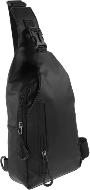 Sling Chest Backpack Shoulder Crossbody Bag for Hiking Camping Travel Breathable Durable Design for Men and Women Black