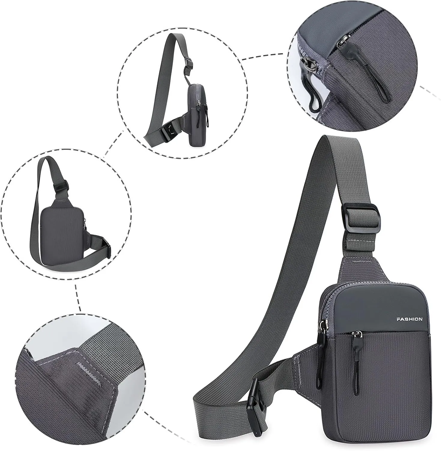 Small Backpack Purses for Women Mini Phone Purses with Crossbody Strap and Wallet Waterproof Nylon Bag