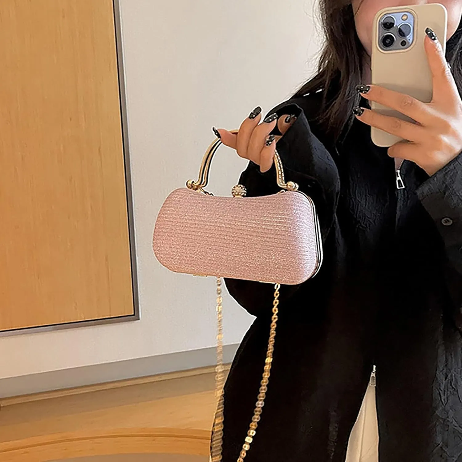 Small Bags for Women Crossbody Shoulder Bags Top-Handle Retro Trendy Casual Cute Chain Womens Purses And Handbags