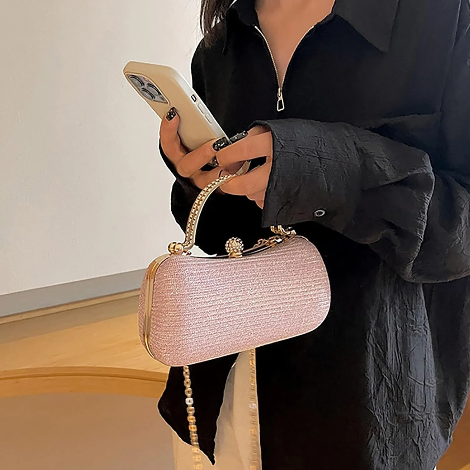 Small Bags for Women Crossbody Shoulder Bags Top-Handle Retro Trendy Casual Cute Chain Womens Purses And Handbags