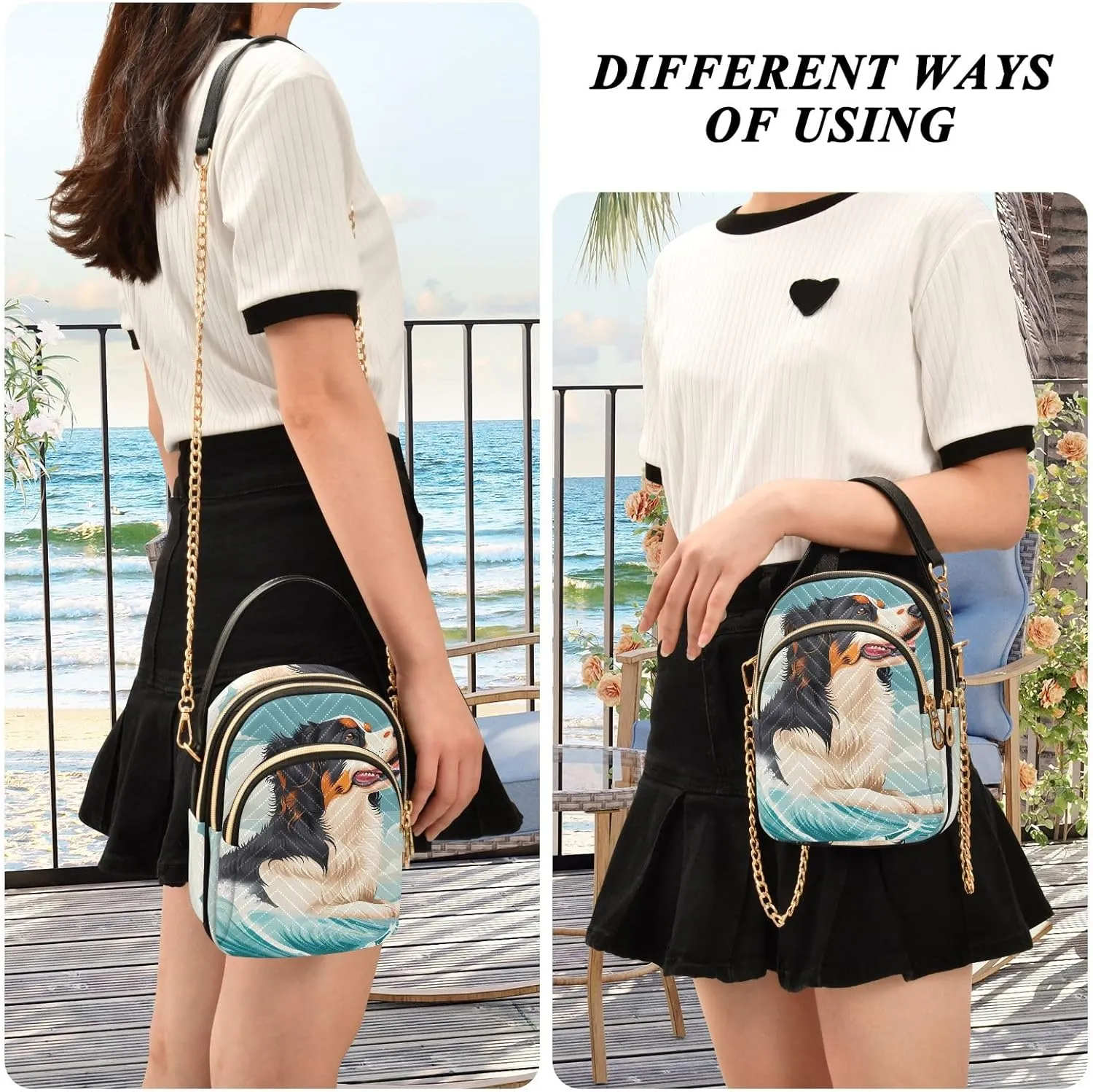 Small Crossbody Bags for Women Quilted Handbags Shoulder Purse Phone Wallet Chain Bag
