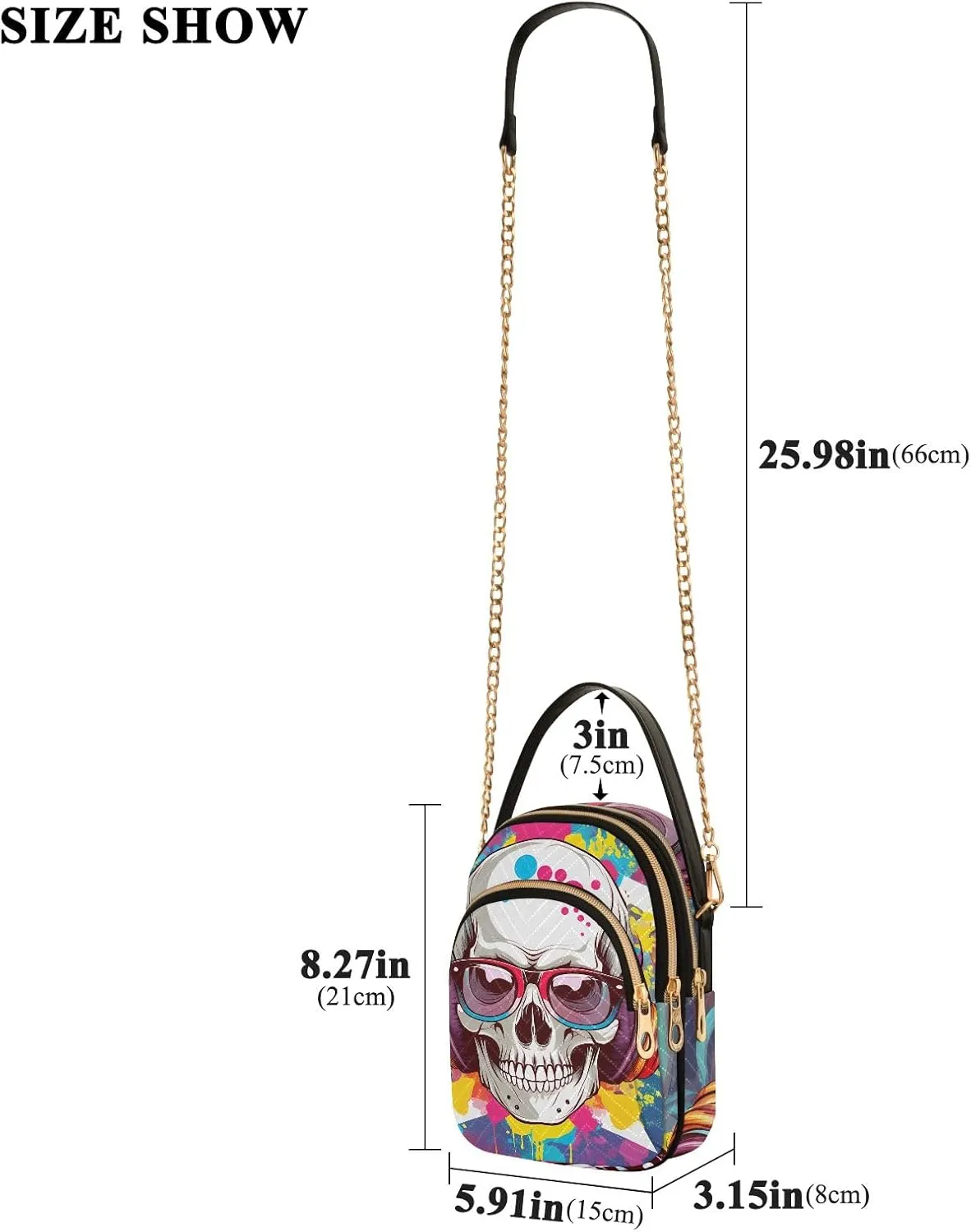 Small Crossbody Bags for Women Quilted Handbags Shoulder Purse Phone Wallet Chain Bag