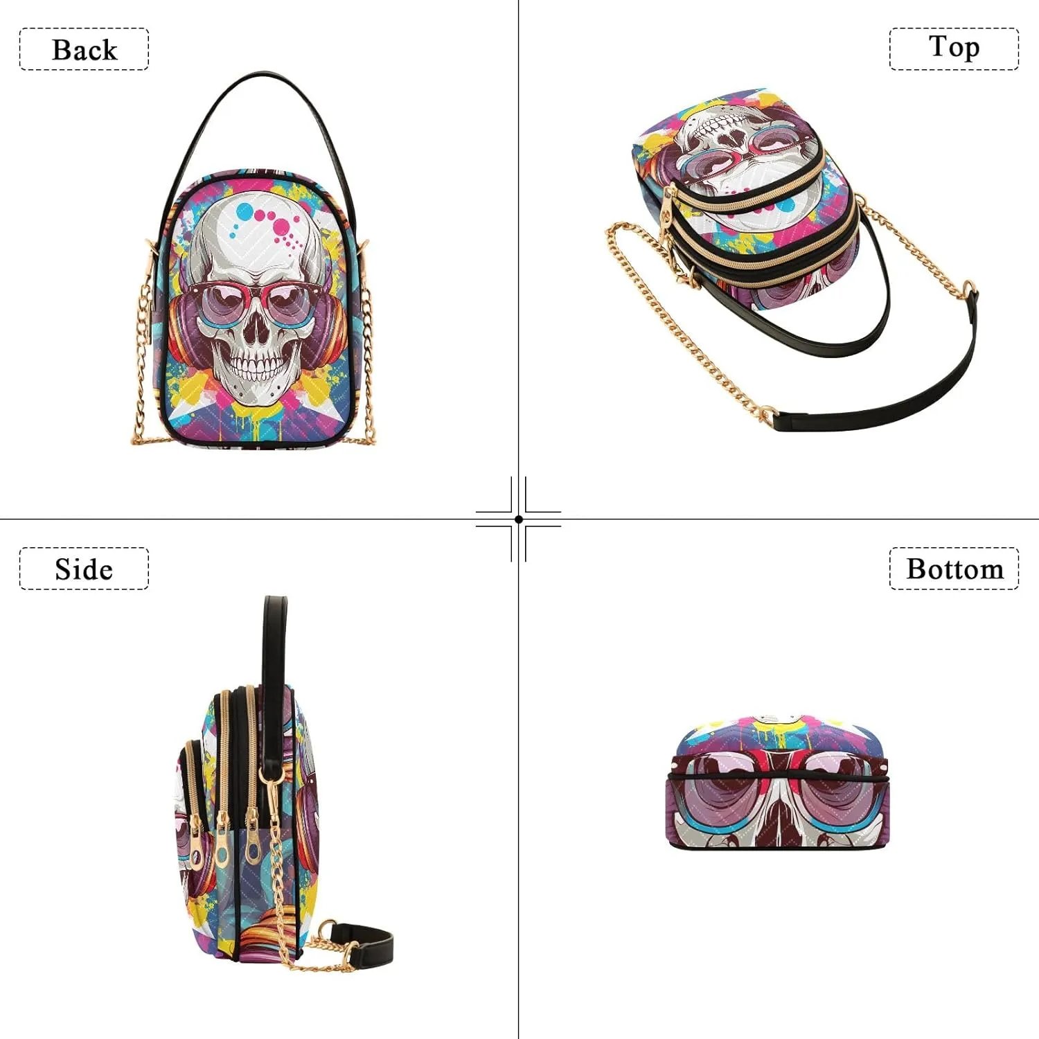Small Crossbody Bags for Women Quilted Handbags Shoulder Purse Phone Wallet Chain Bag