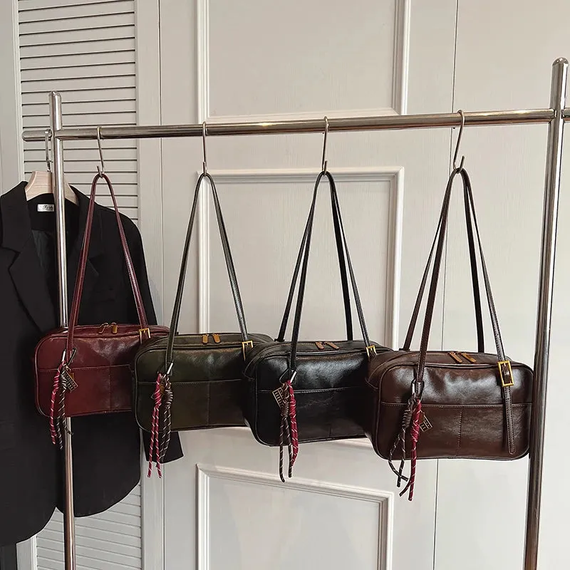 Small Faux Leather Underarm Bags for Women