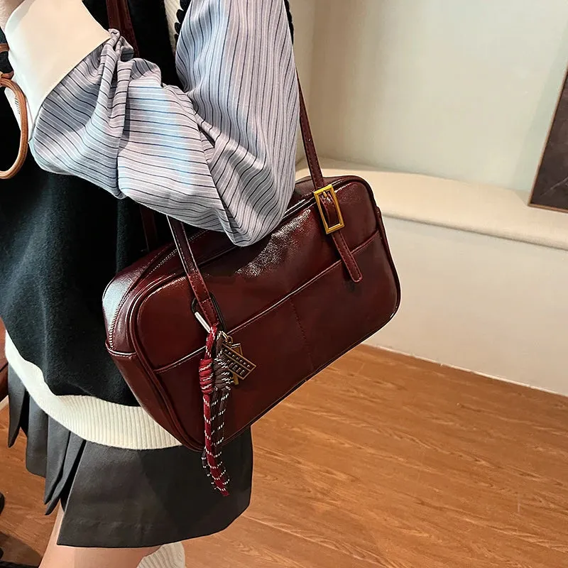 Small Faux Leather Underarm Bags for Women