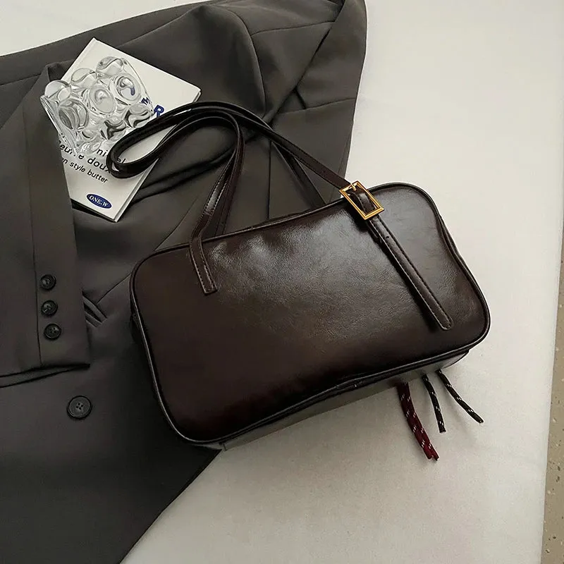 Small Faux Leather Underarm Bags for Women