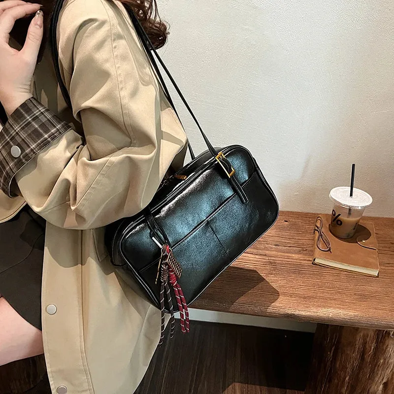 Small Faux Leather Underarm Bags for Women