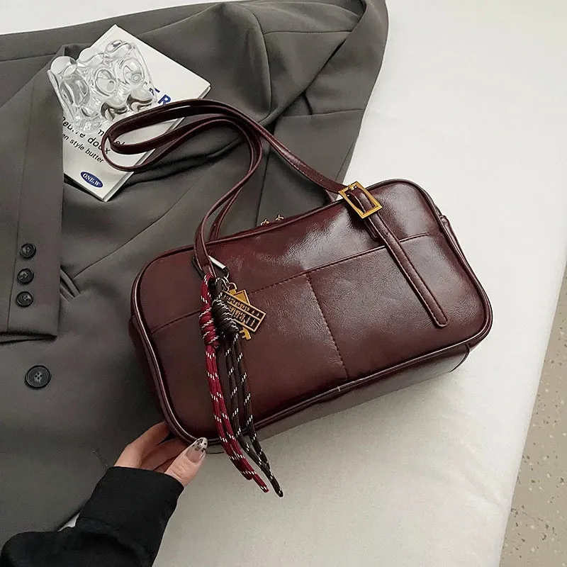Small Faux Leather Underarm Bags for Women