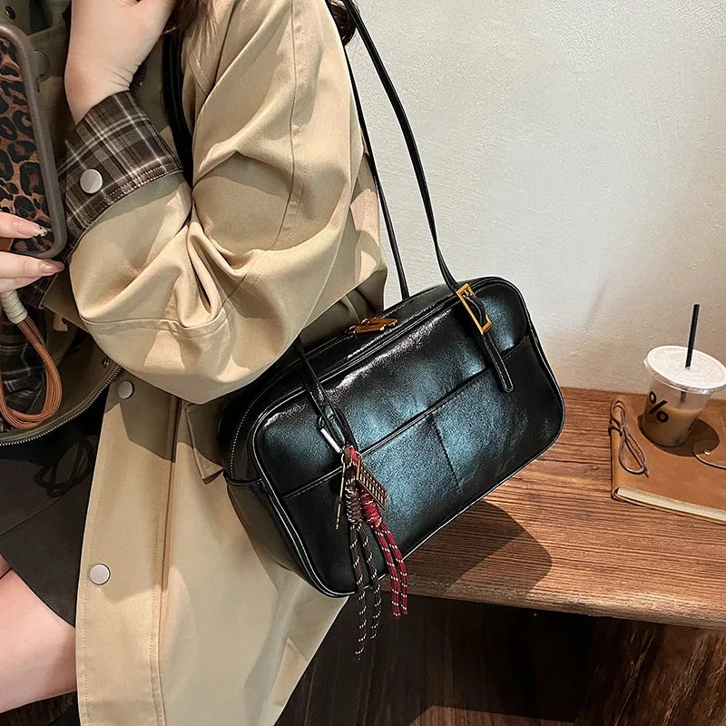 Small Faux Leather Underarm Bags for Women
