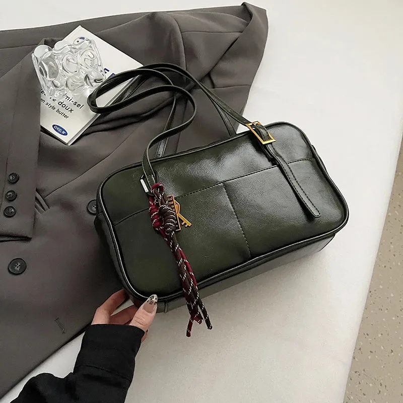 Small Faux Leather Underarm Bags for Women