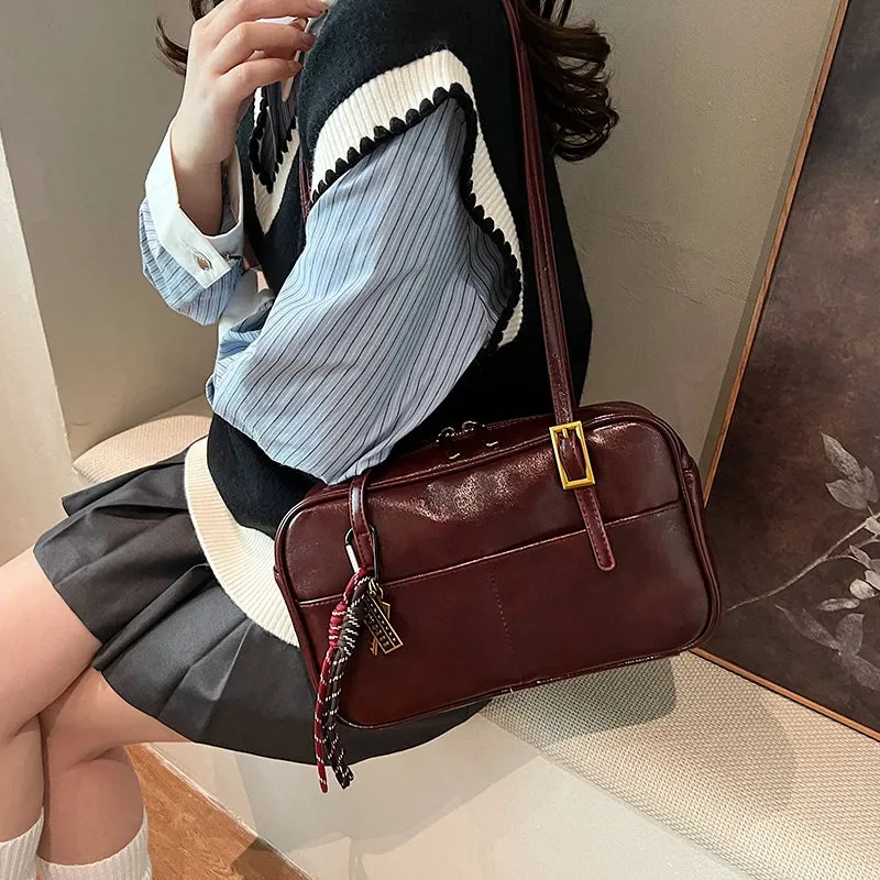 Small Faux Leather Underarm Bags for Women