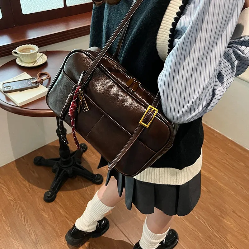 Small Faux Leather Underarm Bags for Women