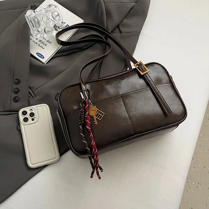 Small Faux Leather Underarm Bags for Women