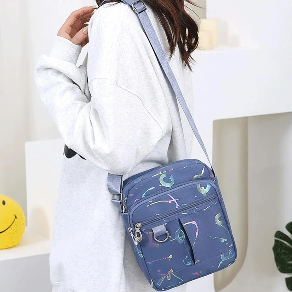 Small Messenger Bag for Men Women, Mini Crossbody Bag Shoulder Bag Travel Bag Multi Pocket Purses Soft Satchel Bag