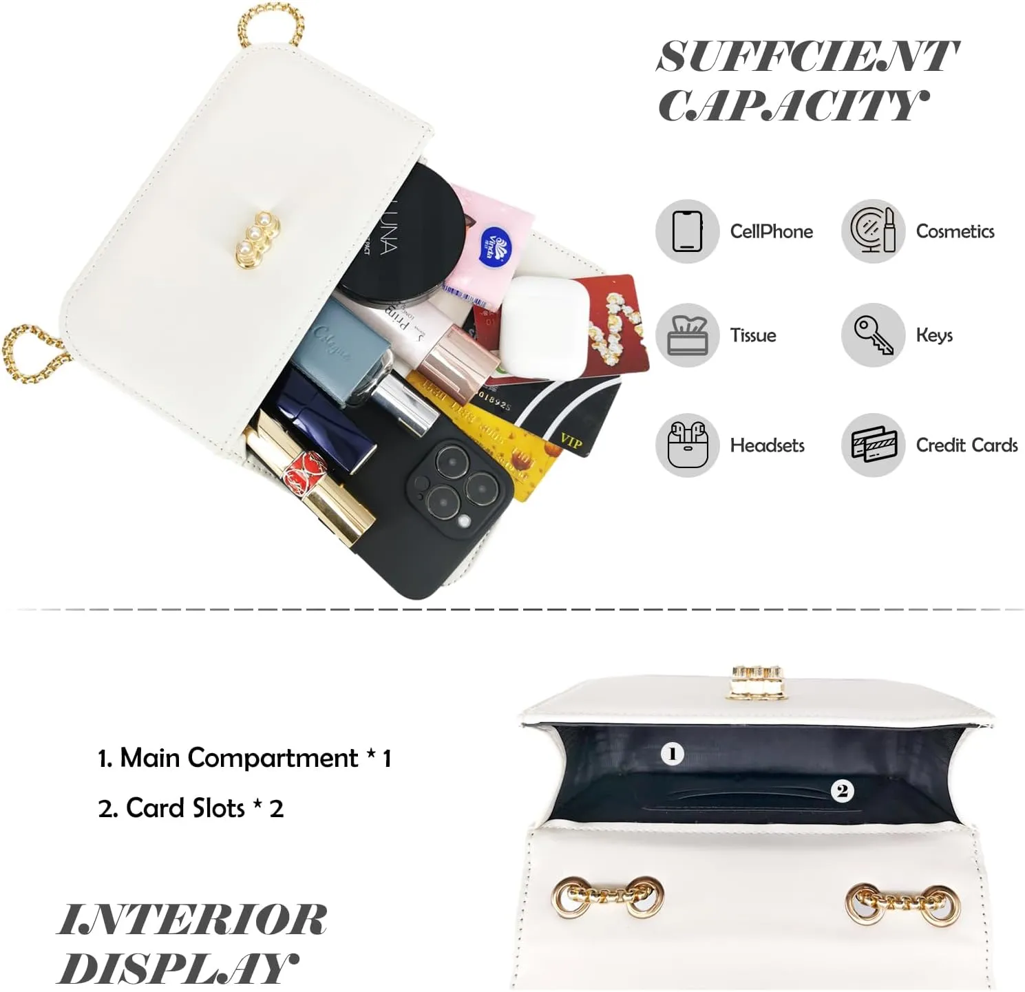 Small Shoulder Bags for Women with Chain Strap,Mini Quilted Embroidery Purses for Women